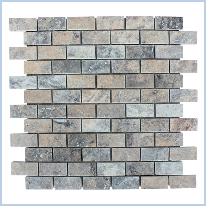 Silver Travertine Mosaics Silver Travertine Mosaics