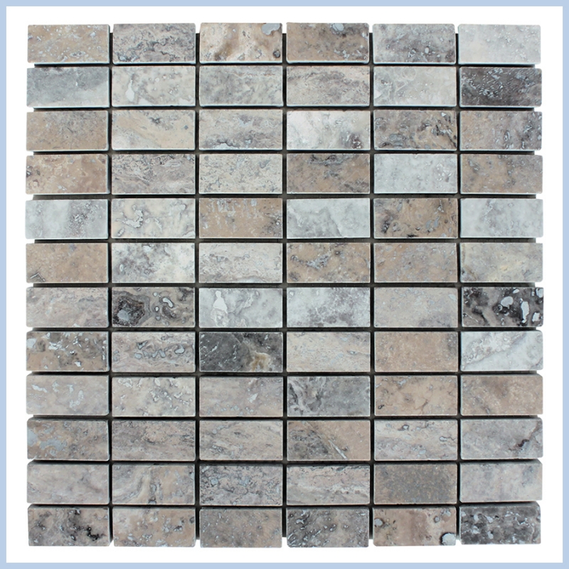 Silver Travertine Mosaics Silver Travertine Mosaics