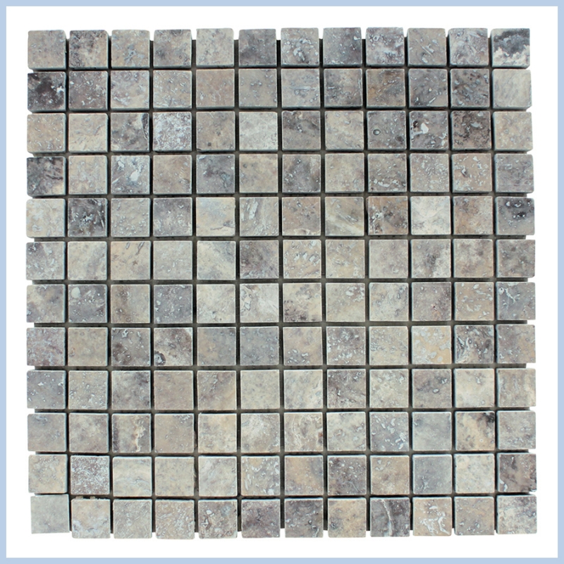 Silver Travertine Mosaics