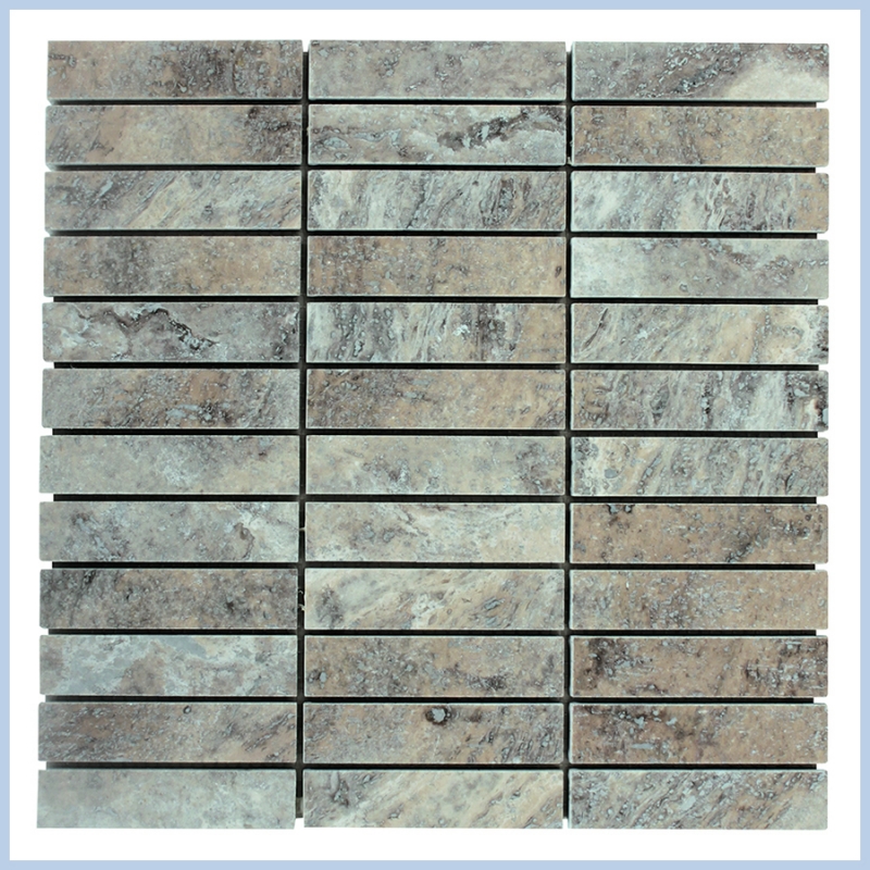 Silver Travertine Mosaics